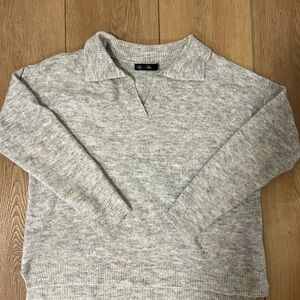 Gray Knit Sweater